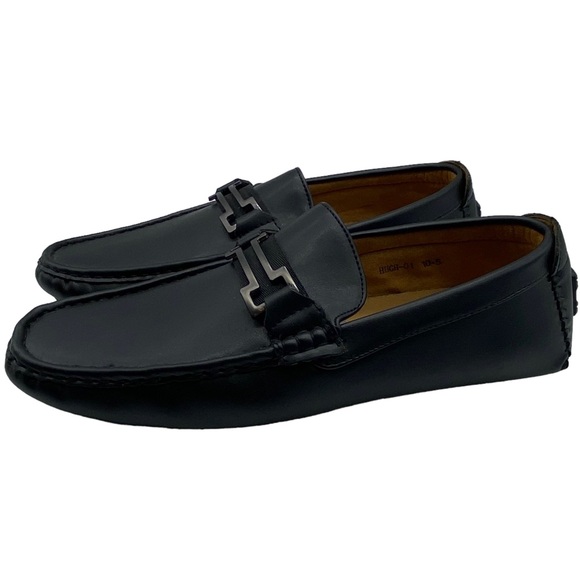 Bruno Marc Other - Bruno Marc Penny Loafers Men's Black Vegan Leather Slip On Size 10.5